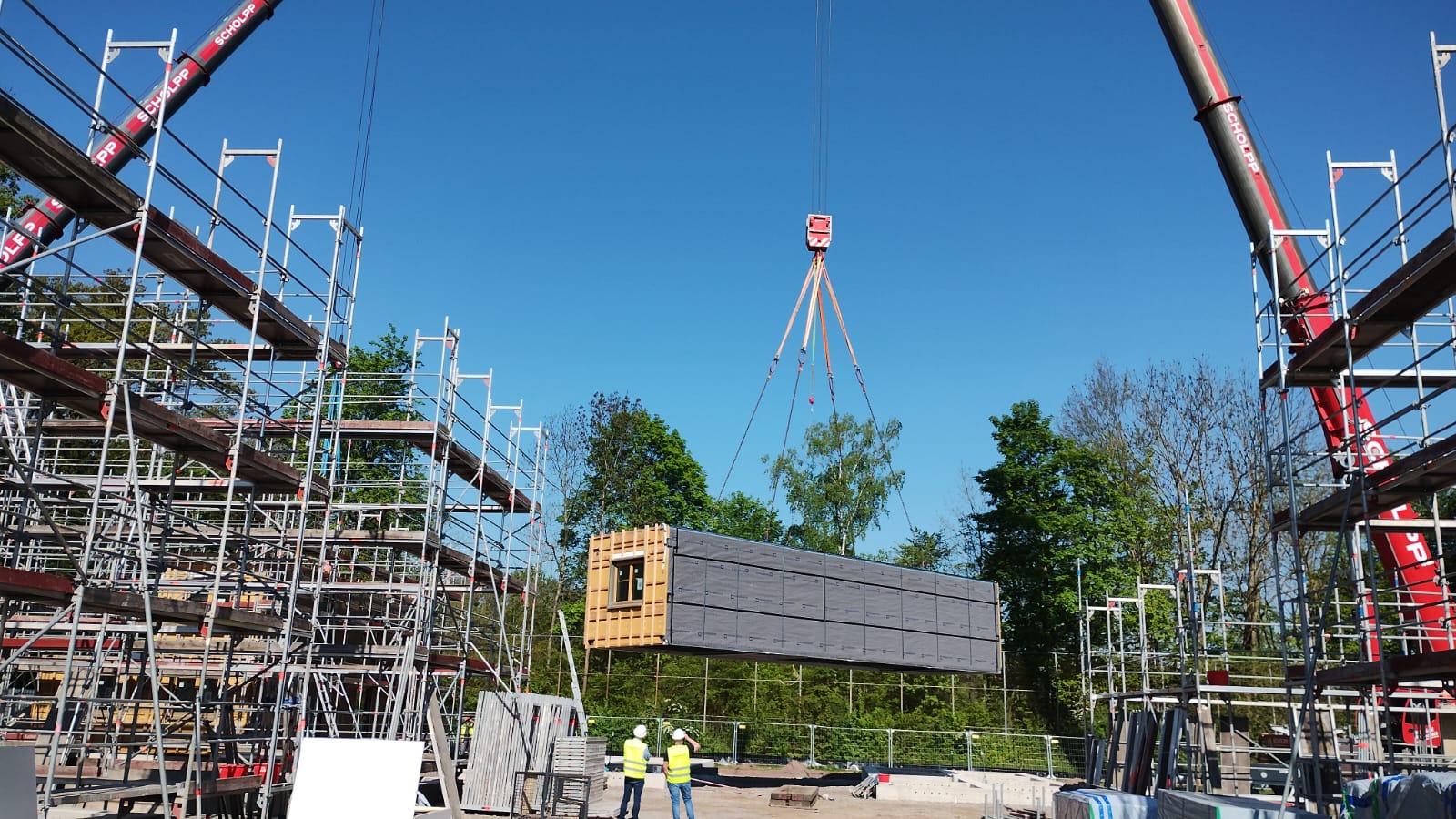 Modulbau Bremen – Kranmontage – WOHLFEIL